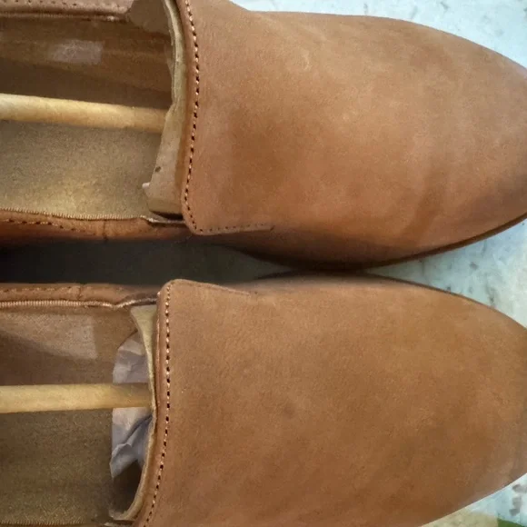 NEW NWT NIB Dr Scholls Women's Tan Loafers Sz 9W. AVE LUX Chip Brown - Picture 6 of 12